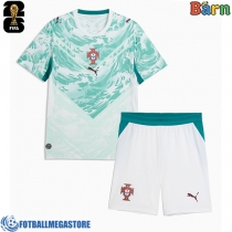 Fotballdrakt Barn Portugal Bortedraktsett VM 2026 Kortermet (+ Korte bukser)